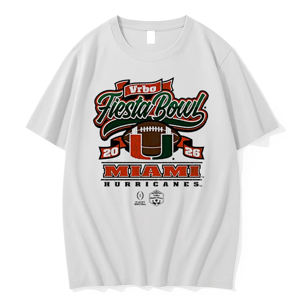 Miami Hurricanes Vrbo Fiesta Bowl Cfp Semifinal 2026 Vintage Shirts
