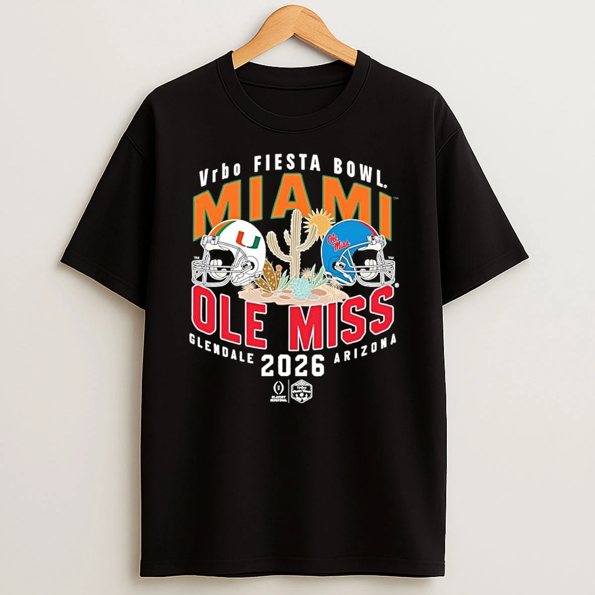 Miami Vs Ole Mis Proving Ground Vrbo Fiesta Bowl Shirts
