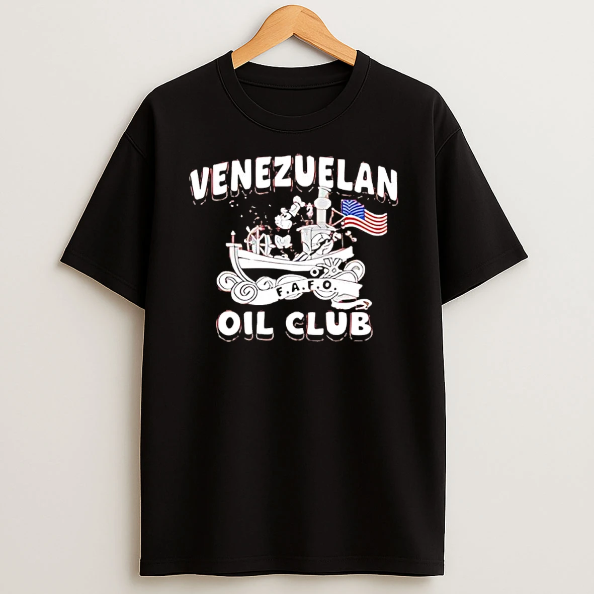 Mickey Mouse Venezuelan Oil Club Ship Shirts