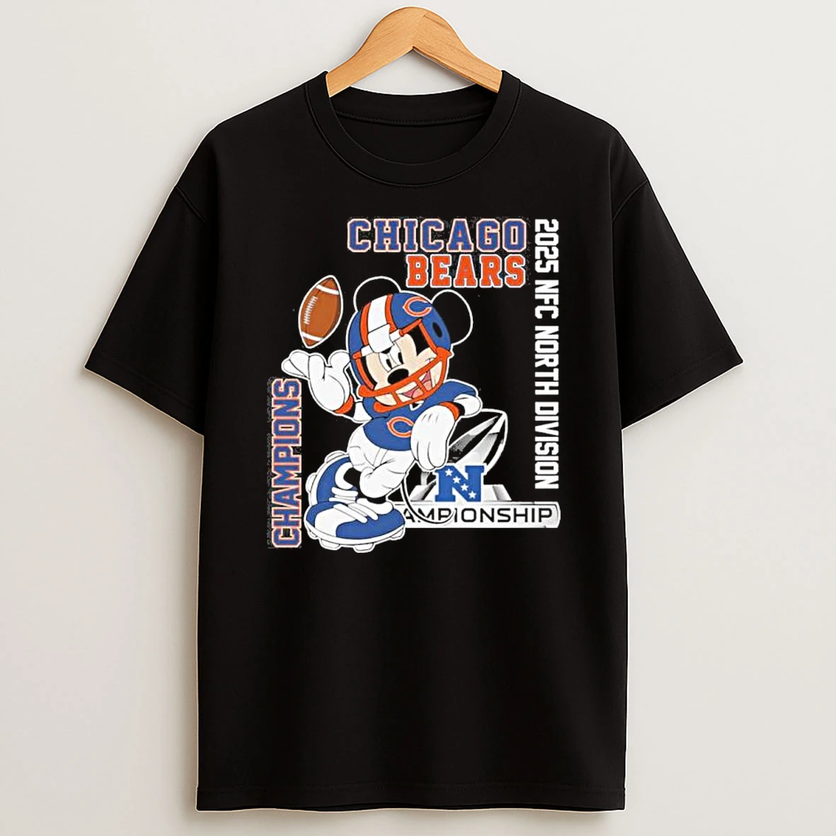 Mickey Mouse X Chicago Bears Nfc North Division Champions Shirts