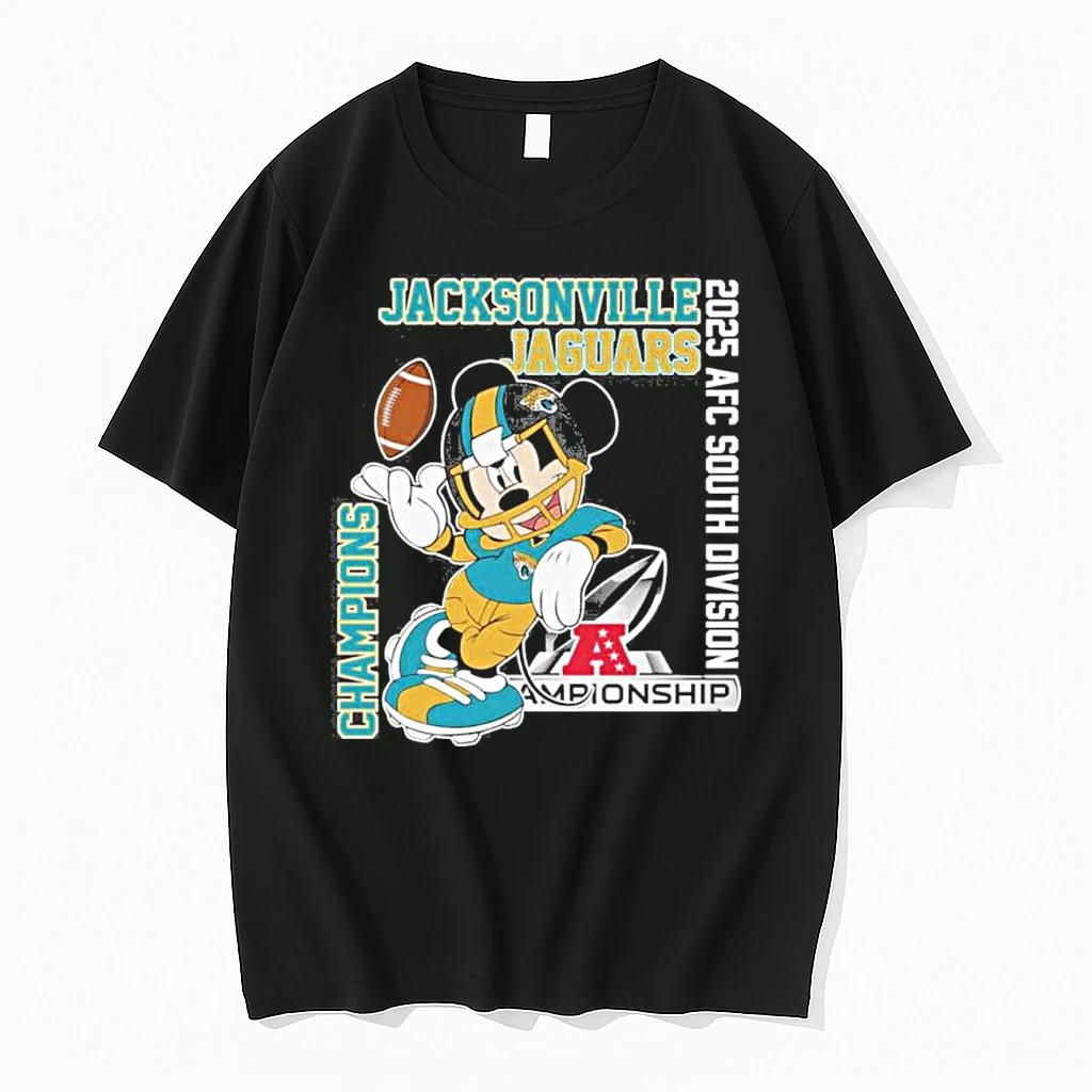 Mickey Mouse X Jacksonville Jaguars Afc South Division Champions Shirts