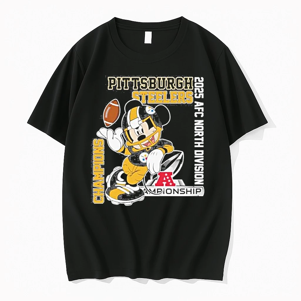 Mickey Mouse X Pittsburgh Steelers Afc North Division Champions Shirts
