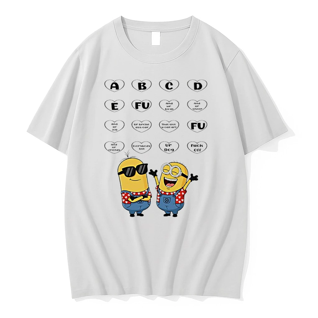 Minion Abcde Fu And Ur Mom And Ur Sister And Ur Job Ur Broke Ass Car Shirts