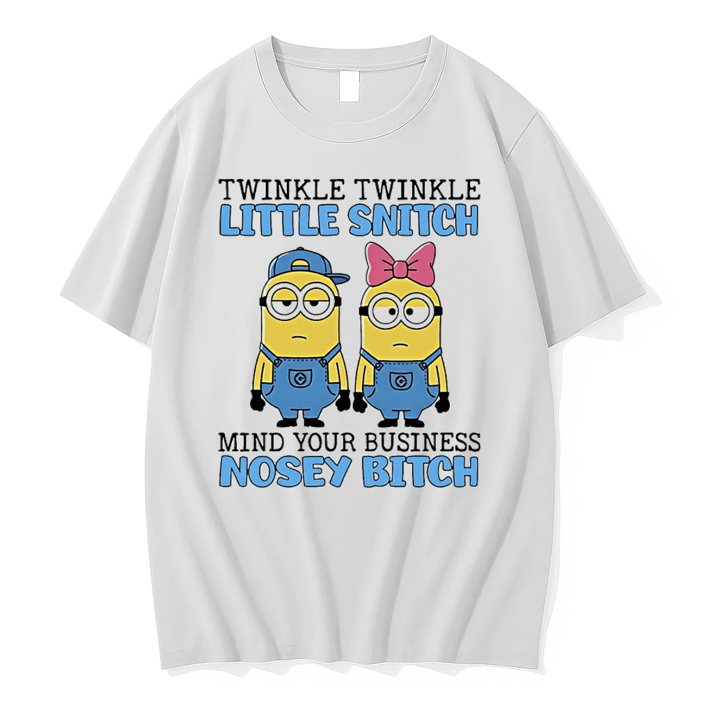 Minions Couple Twinkle Twinkle Little Snitch Mind Your Business Nosey Bitch Shirts