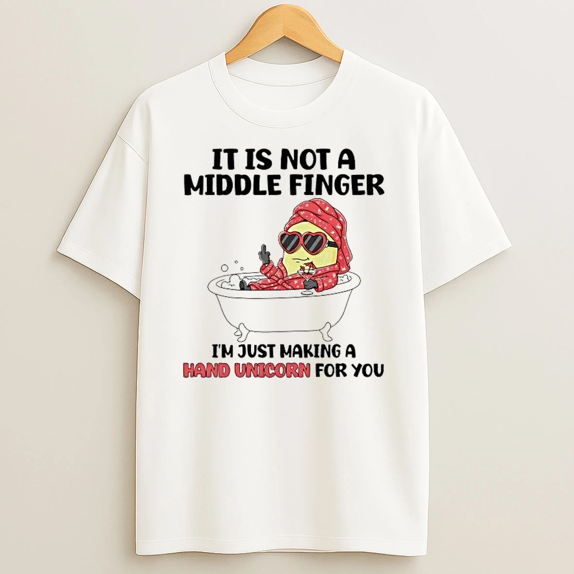 Minions It Is Not A Middle Finger Im Just Making A Hand Unicorn Shirts