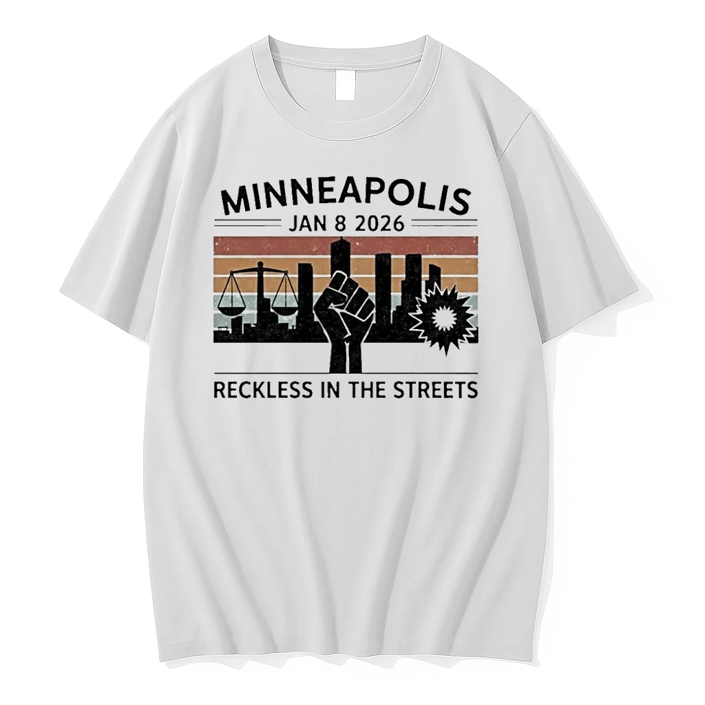 Minneapolis Jan 8 2026 Memorial Pullover Reckless In The Streets Shirts