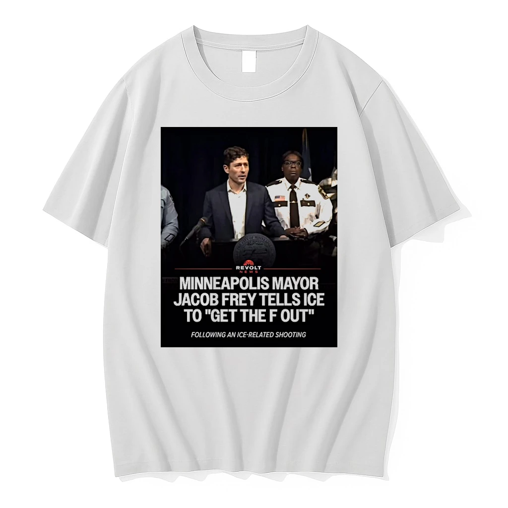 Minneapolis Mayor Jacob Frey Tells Ice To Get The F Out Following An Ice Related Shooting Shirts