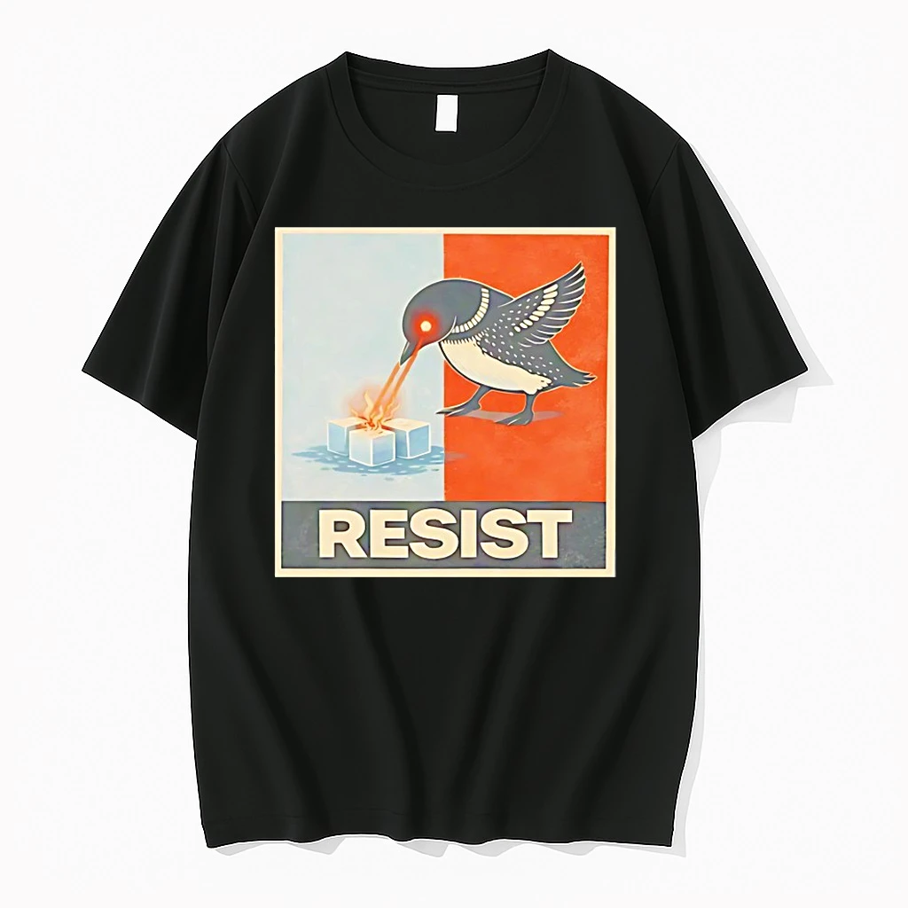 Minneapolis Resist Laser Loon Activist Shirts