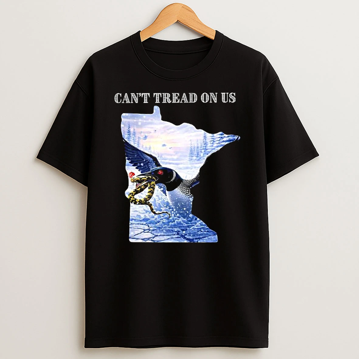 Minnesota Anti Ice Support Cant Tread On Us Woman Shirts