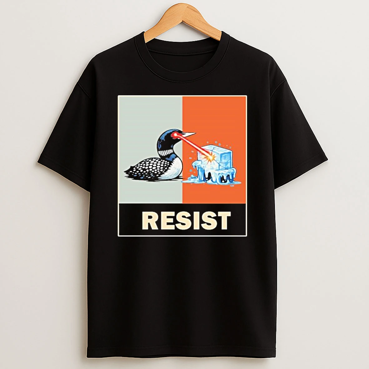 Minnesota Laser Loon Ice Out Protest Resist Shirts