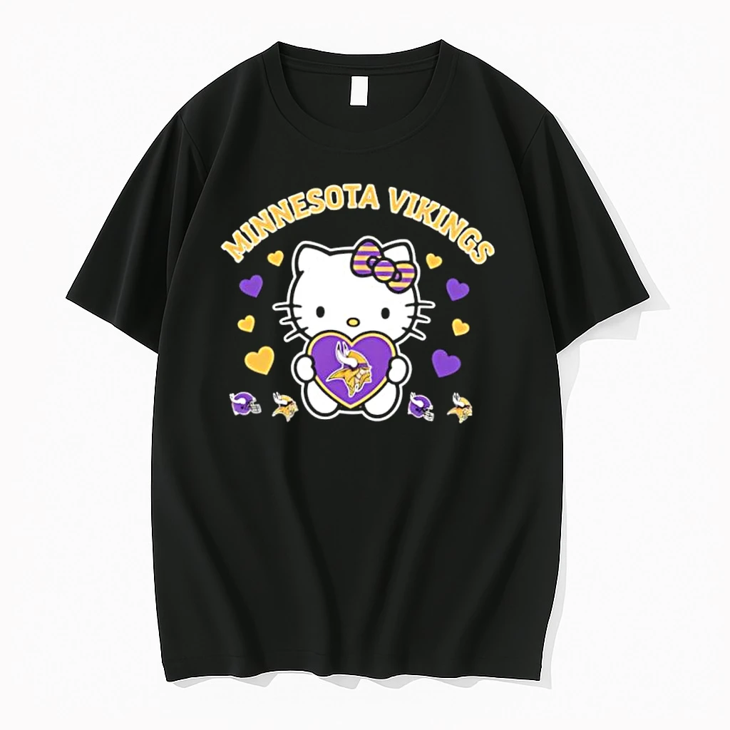 Minnesota Vikings Hello Kitty Valentine Cute 2026 Shirts