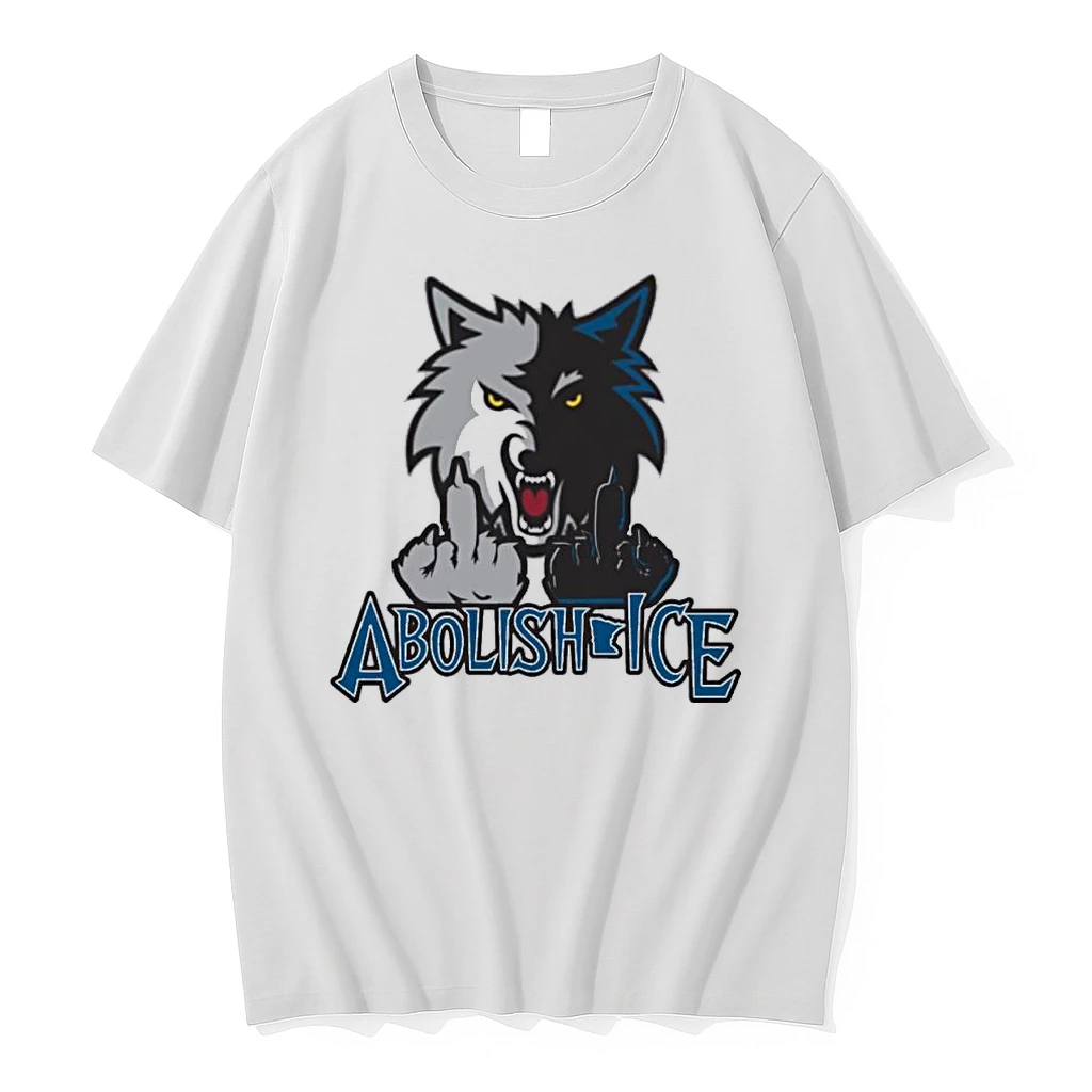 Minnesota Wolves Abolish Ice Shirts
