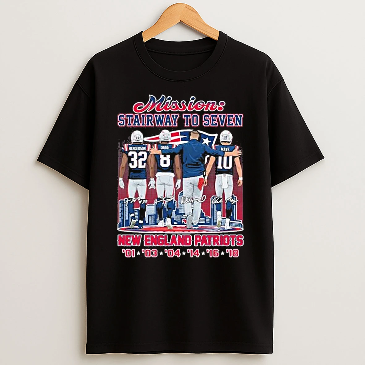 Mission Stairway To Seven New England Patriots Super Bowl Shirts