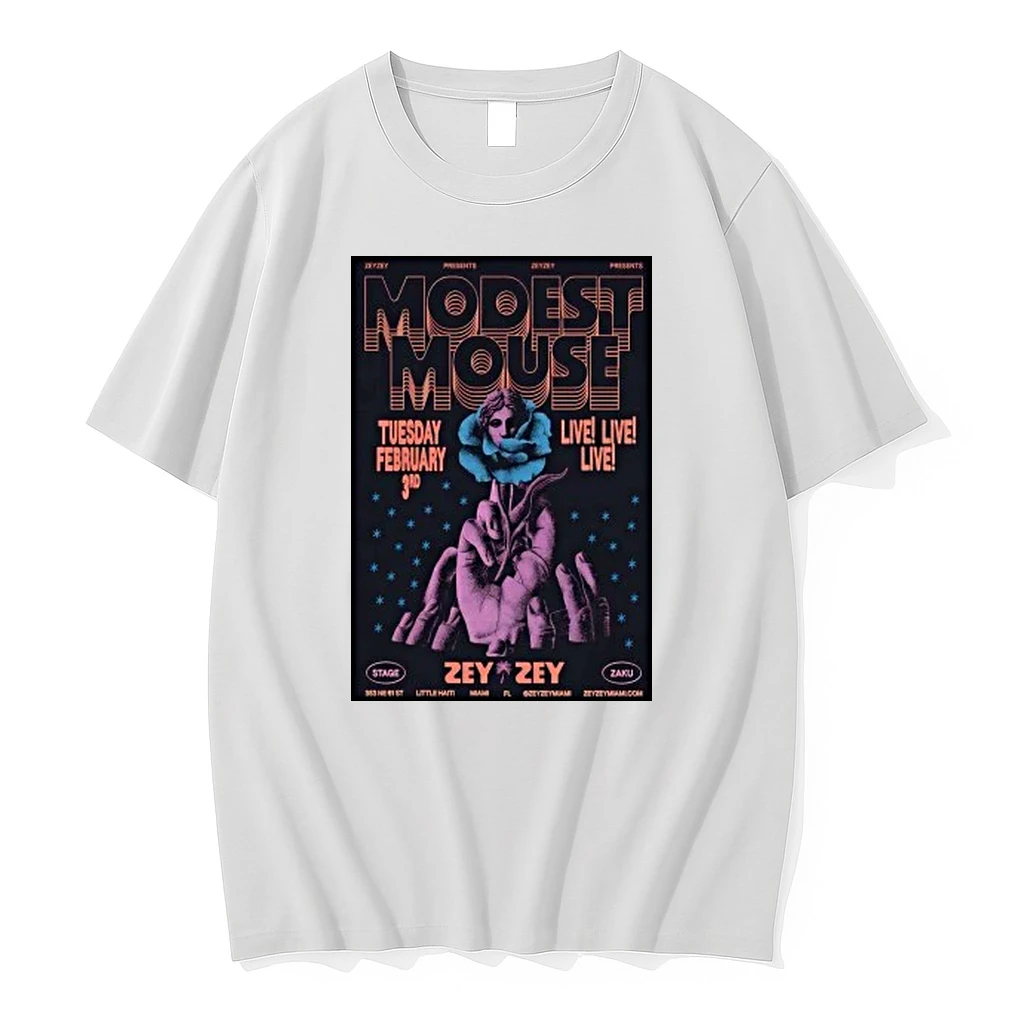 Modest Mouse Feb 3 2026 Zeyzey Miami Fl Shirts