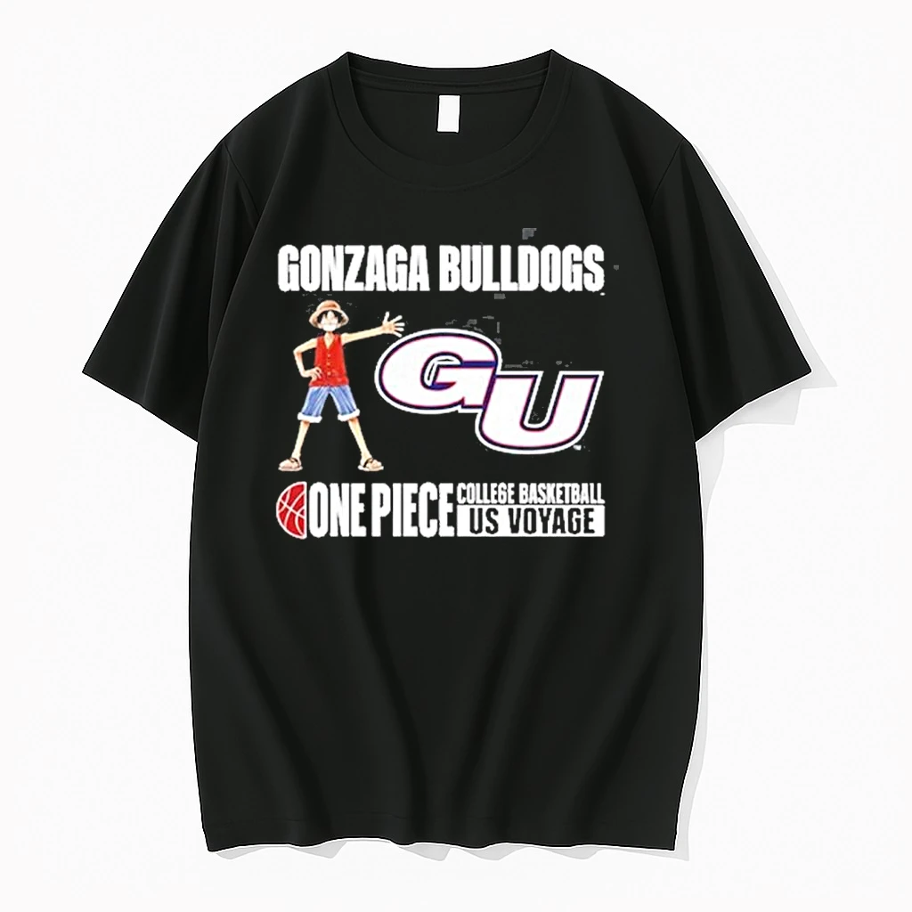Monkey D Luffy One Piece X Gonzaga Bulldogs College Basketball Shirts