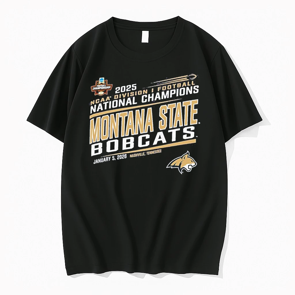 Montana State Bobcats 2025 Ncaa Division I Fcs Football National Champions Nashville Tn Shirts
