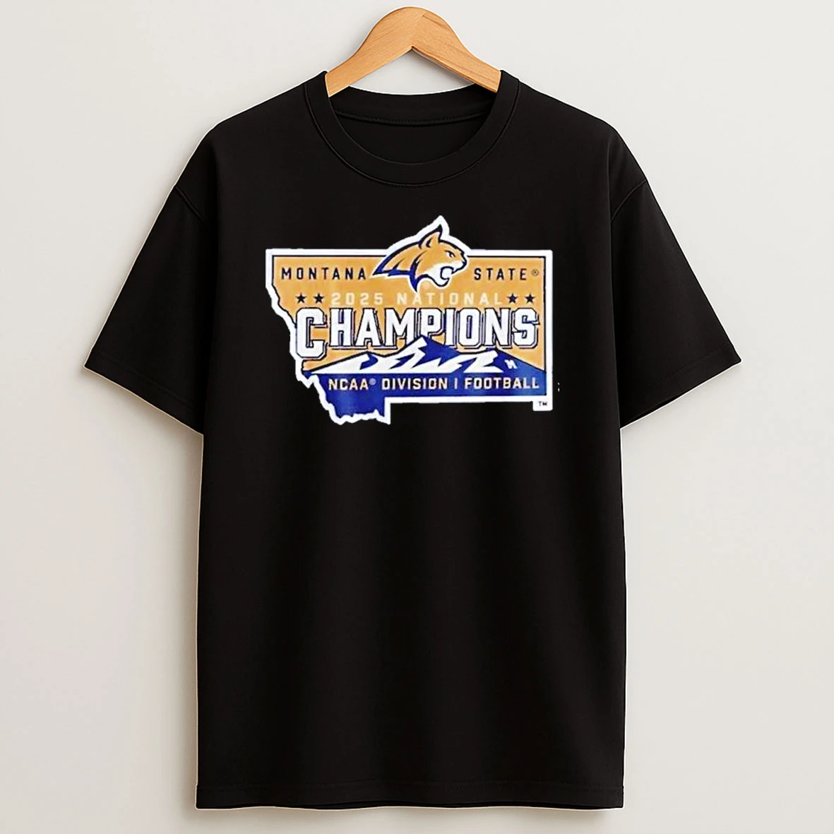 Montana State Bobcats National Champions Logo Shirts