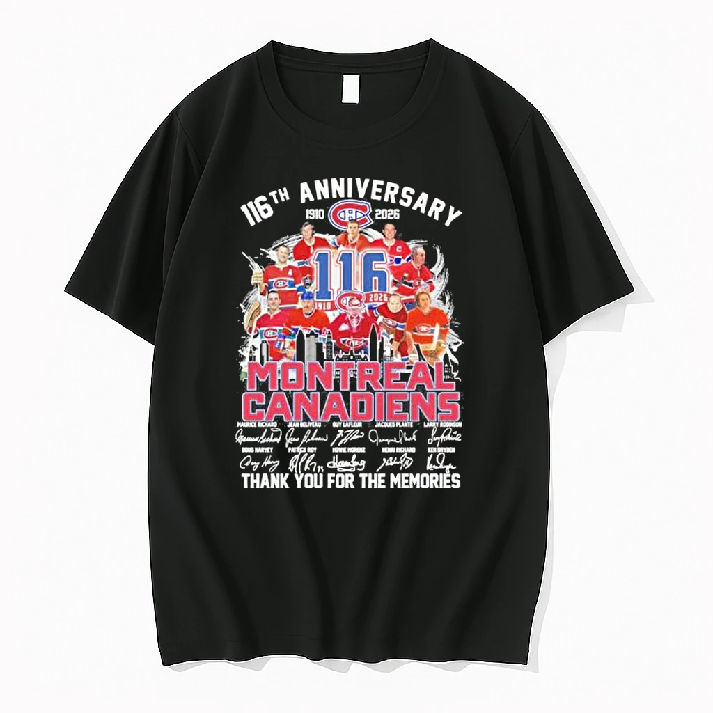 Montreal Canadiens Team 116th Anniversary 1910 2026 Shirts