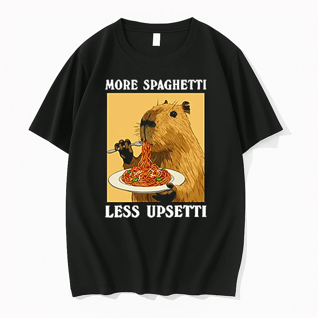 More Spaghetti Less Upsetti Capybara Shirts