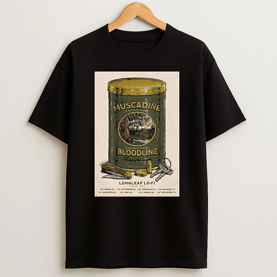 Muscadine Alabamas Finest Bloodline Longleaf Lo Fi 2026 Shows Shirts