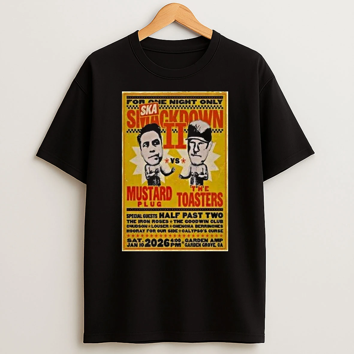Mustard Plug And The Toasters In Garden Grove Ca On Jan 10 2026 Shirts