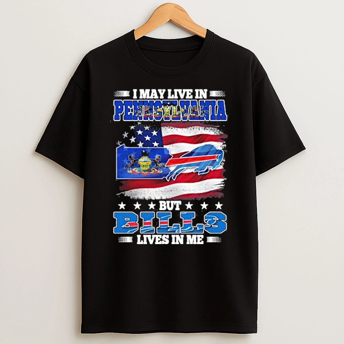 My Heart Buffalo Bills And Live In Pennsylvania Shirts