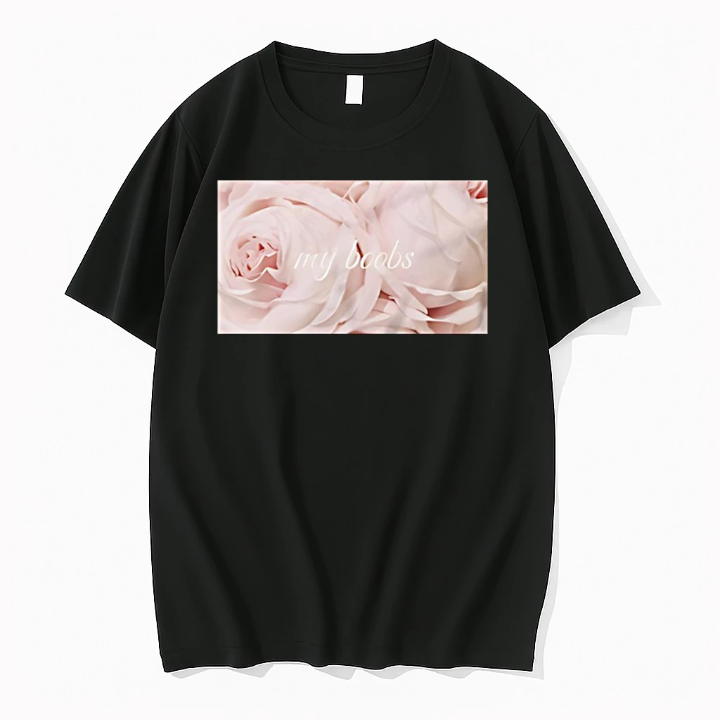 My Boobs Rose Flower Shirts