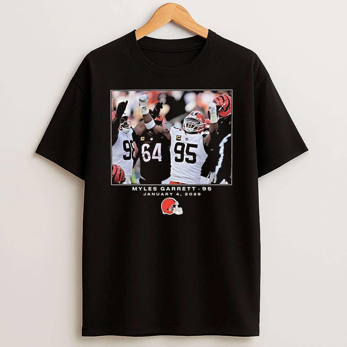 Myles Garrett Cleveland Browns Nfl Flash Features Week 18 Big Tall Shirts