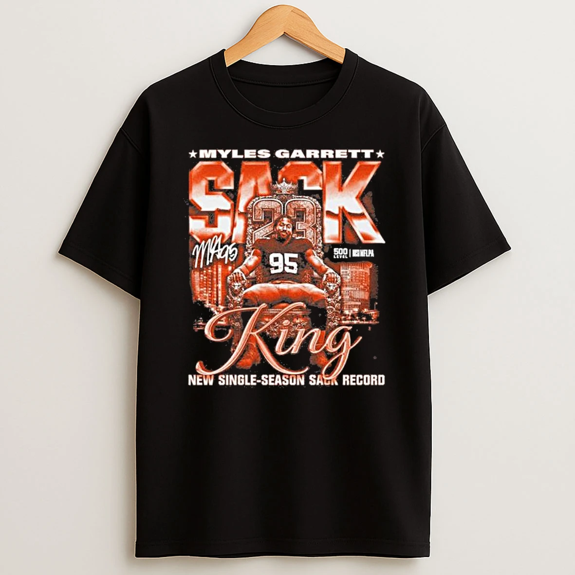 Myles Garrett Cleveland Sack King Shirts