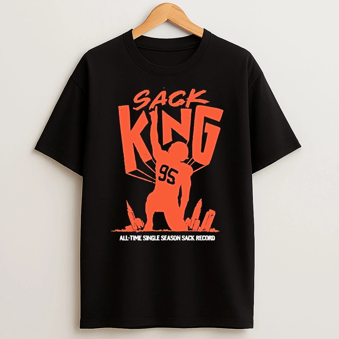 Myles Garrett Sack King All Time Single Season Sack Record Shirts