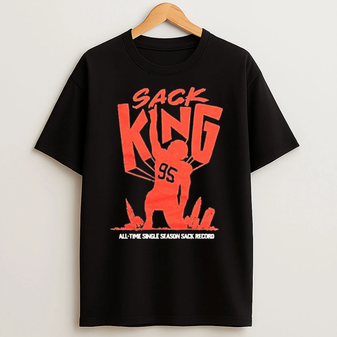 Myles Garrett Sack King All Time Single Season Sack Record Browns Shirts
