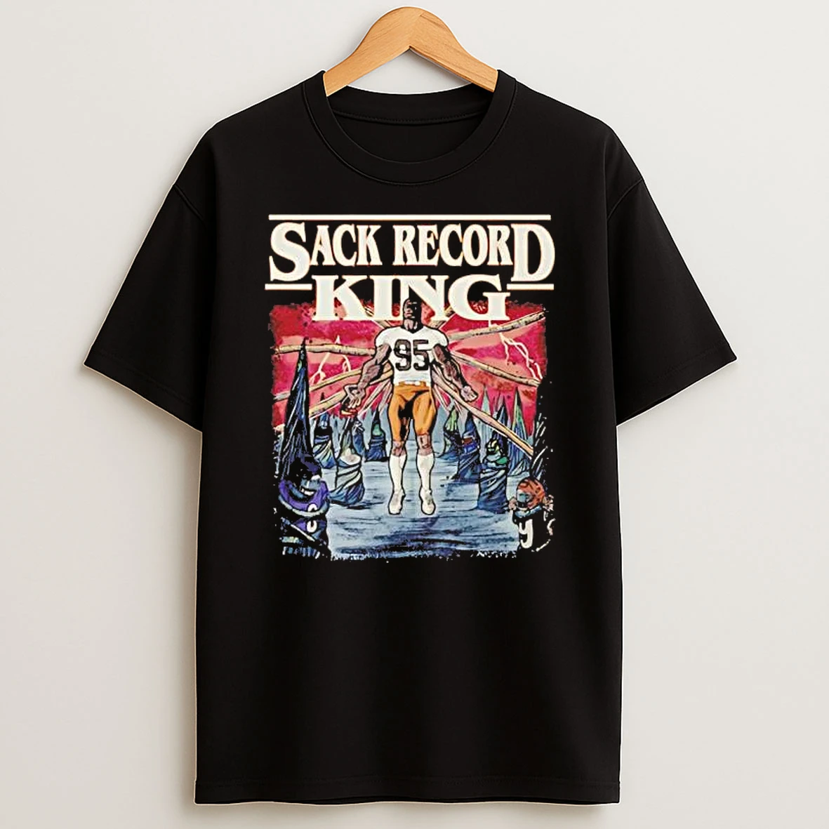 Myles Garrett Sack Record King Stranger Things Shirts