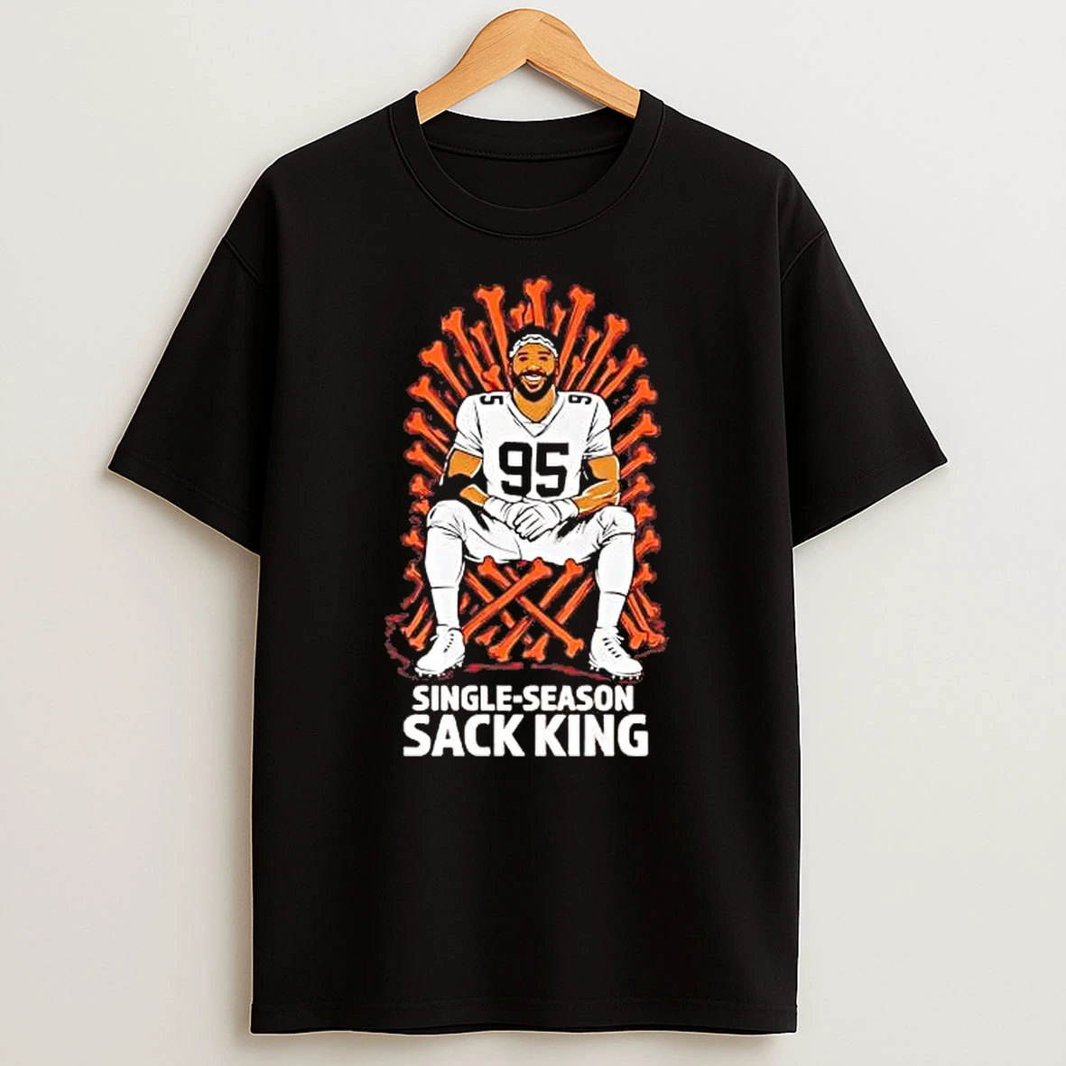 Myles Garrett Single Season Sack King Game Of Thrones Shirts