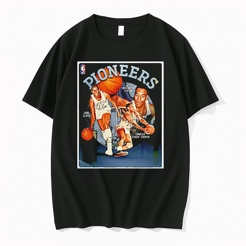 Nba Pioneers Day Nat Sweetwater Clifton Earl Lloyd And Charles Chuck Cooper Shirts