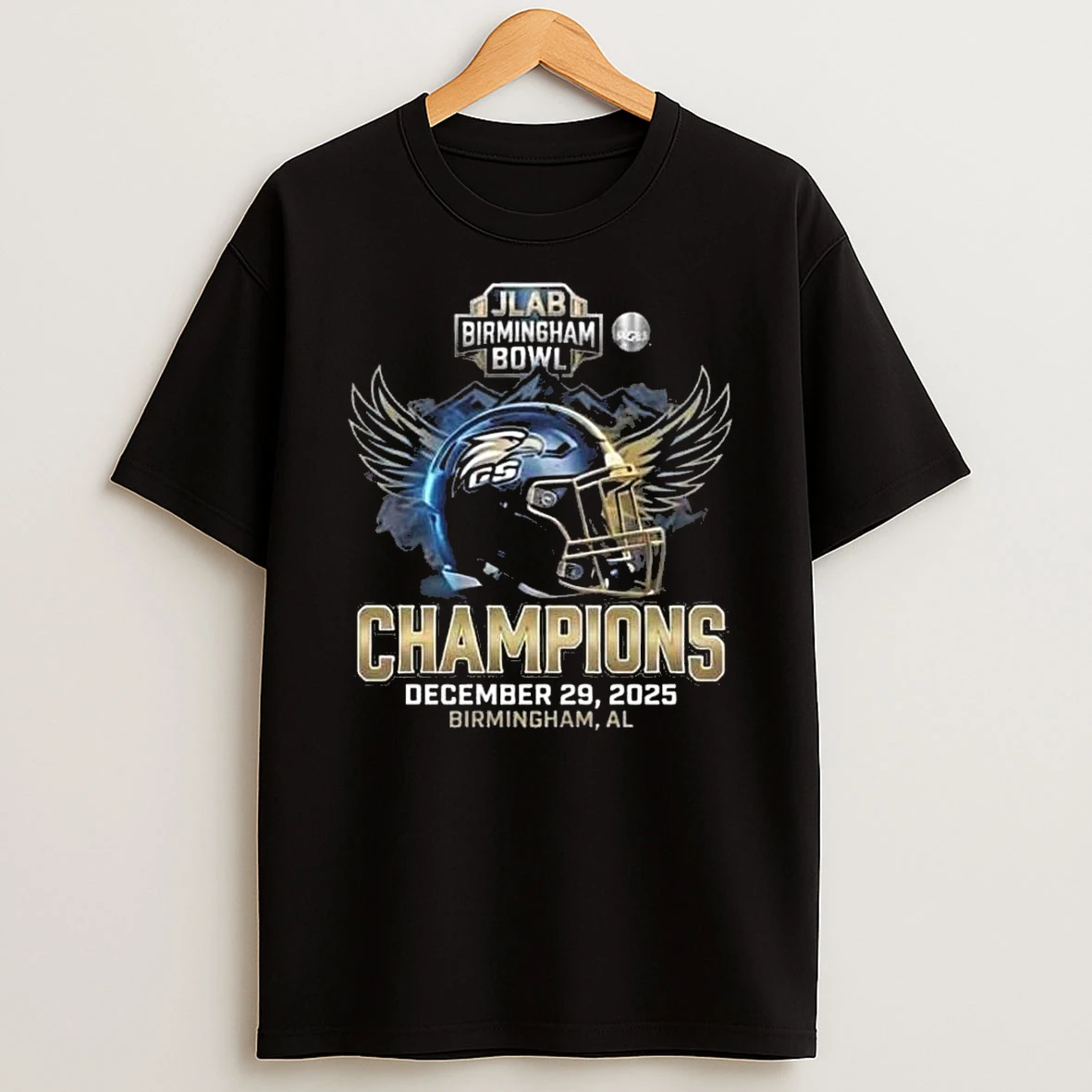 Ncaa 2025 Jlab Birmingham Bowl Georgia Southern Eagles Champions December 29 2025 Protective Stadium Birmingham Alabama College Football Shirts