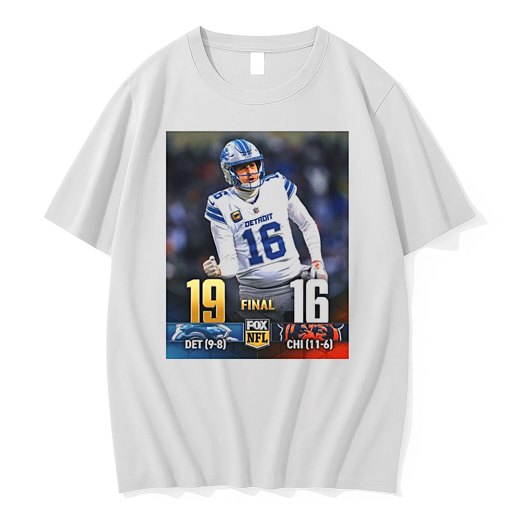 Nfl Game Detroit Lions Defeated Chicago Bears Final Score 19 16 Shirts