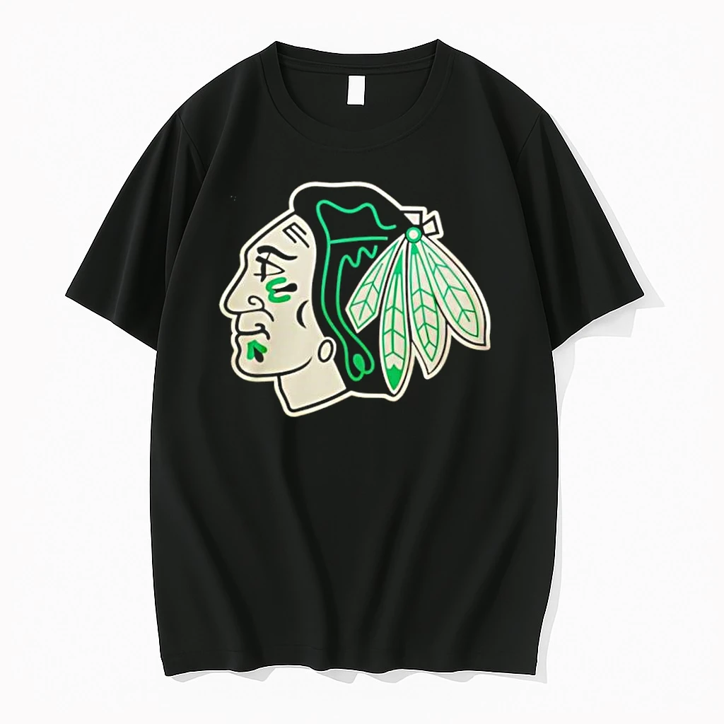 Nhl Chicago Blackhawks X St Patricks Day Logo Shirts