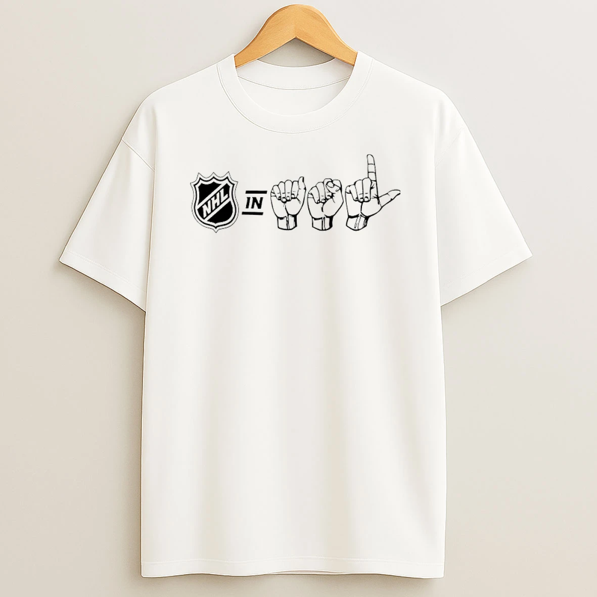 Nhl Starter Asl Hand Sign Shirts