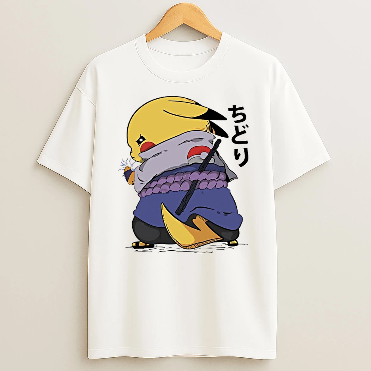 Naklejka Pokemon Pikachu Pika Cartoon Shirts