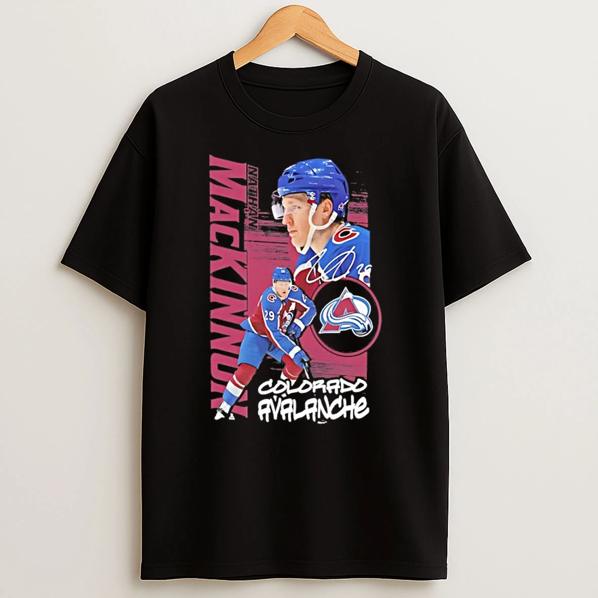 Nathan Mackinnon Colorado Avalanche Playmaker Autographed Shirts