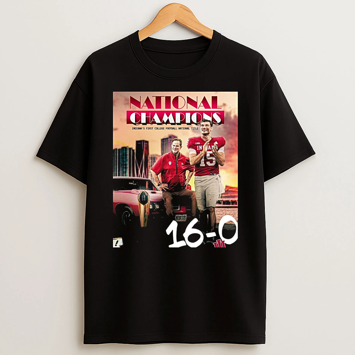 National Champions Indiana Hoosiers First College Football National Title 16 0 Yahoosports Shirts