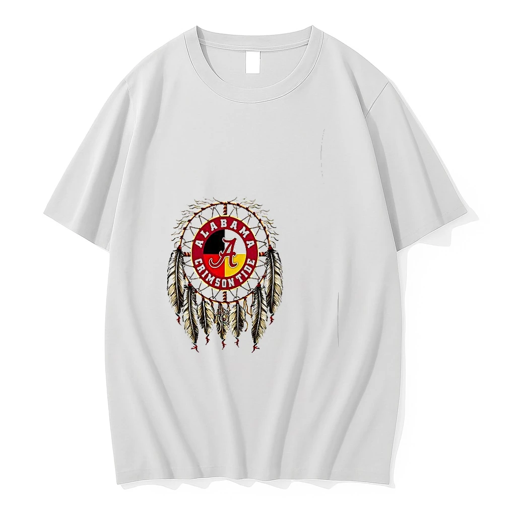 Native American Alabama Crimson Tide Logo Woman Shirts