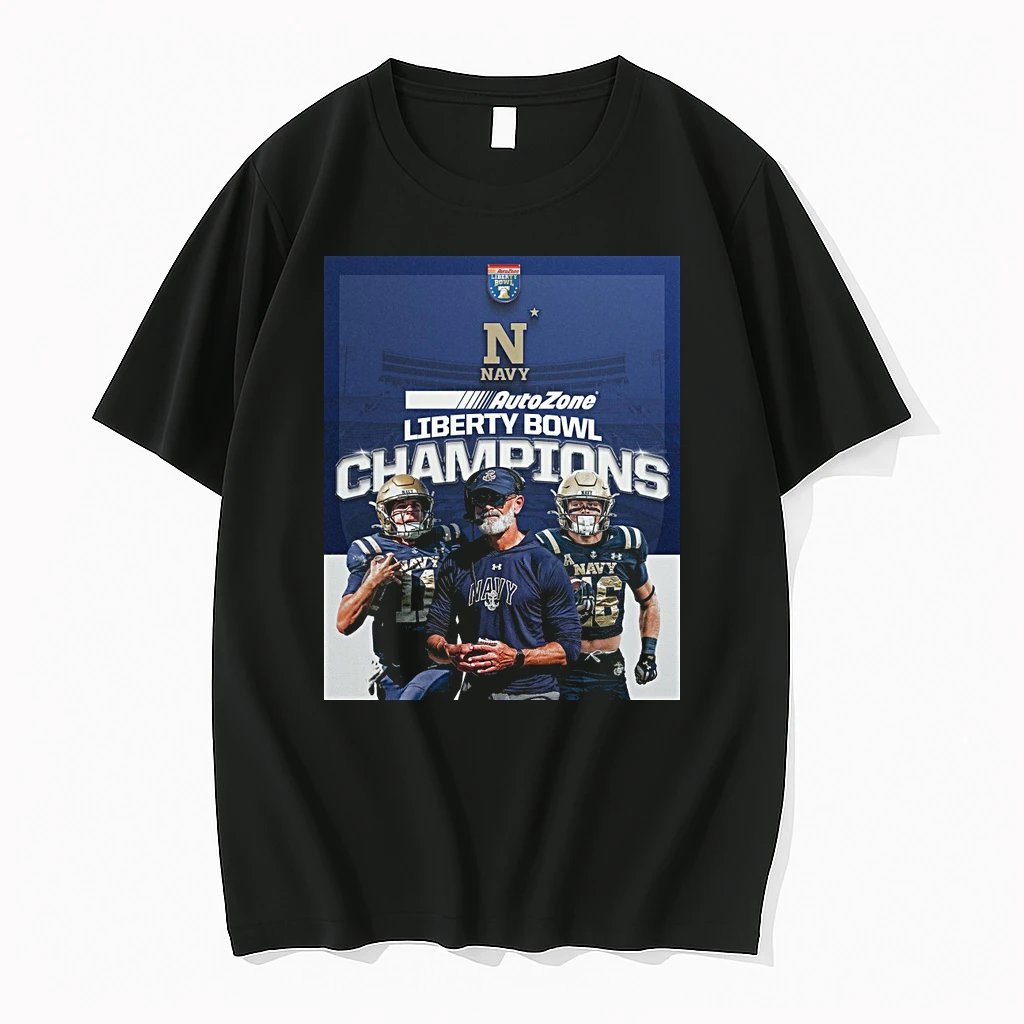 Navy Midshipmen 2026 Autozone Liberty Bowl Champions Shirts