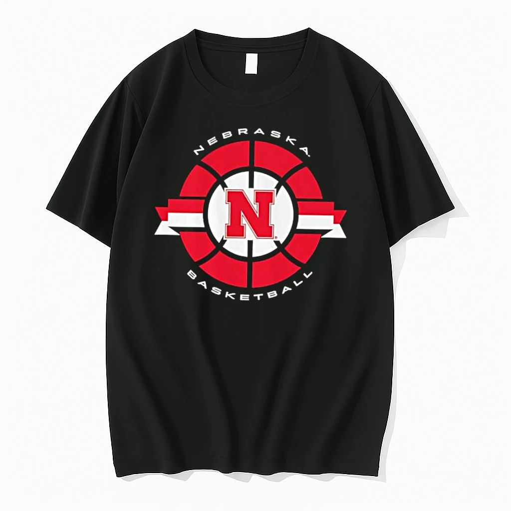 Nebraska Basketball Classic Circle Logo Shirts