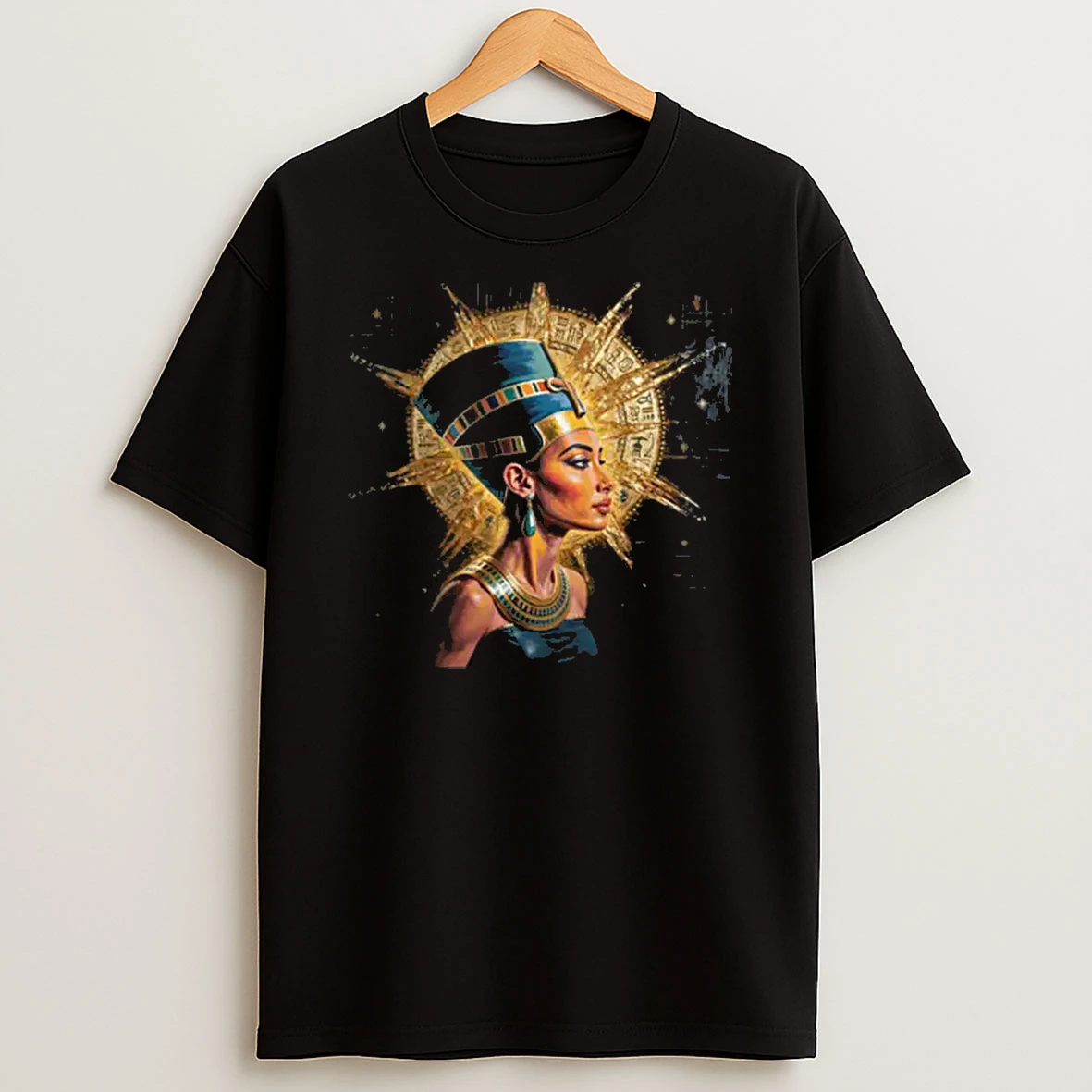 Nefertiti African American Black Queen Shirts