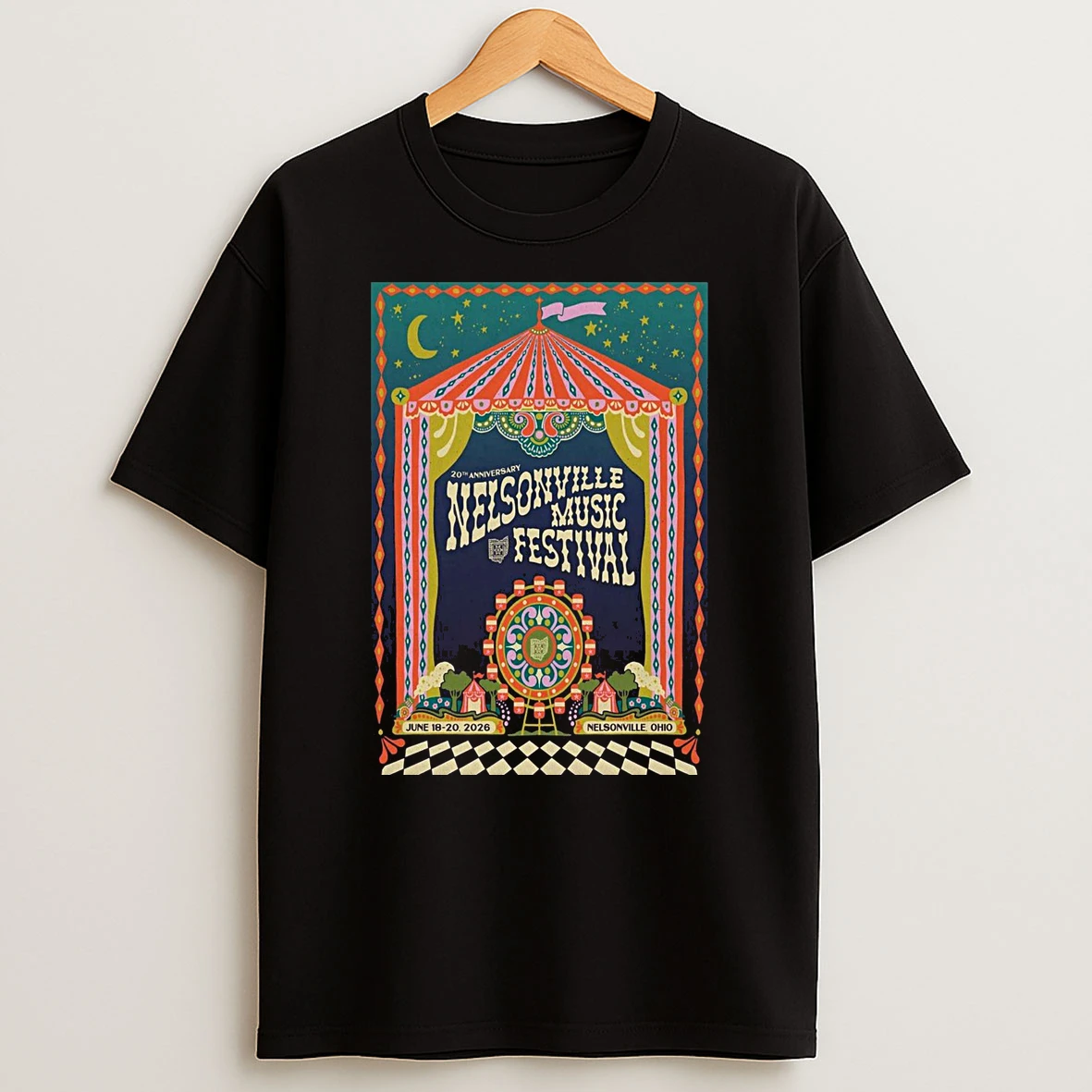 Nelsonville Music Festival Nelsonville Oh June 18 20 2026 Shirts