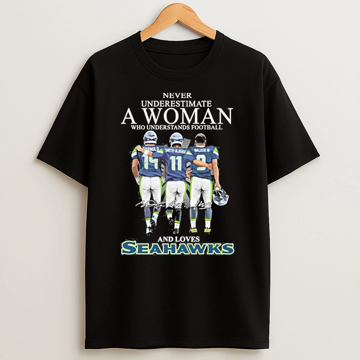 Never Underestimate A Woman Who Understands Football And Loves Seattle Seahawks 2026 Shirts