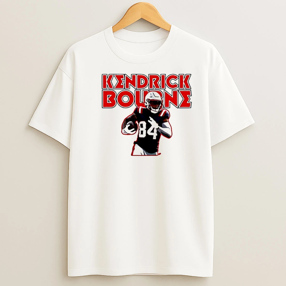 New England Football Kendrick Bourne Player Shirts