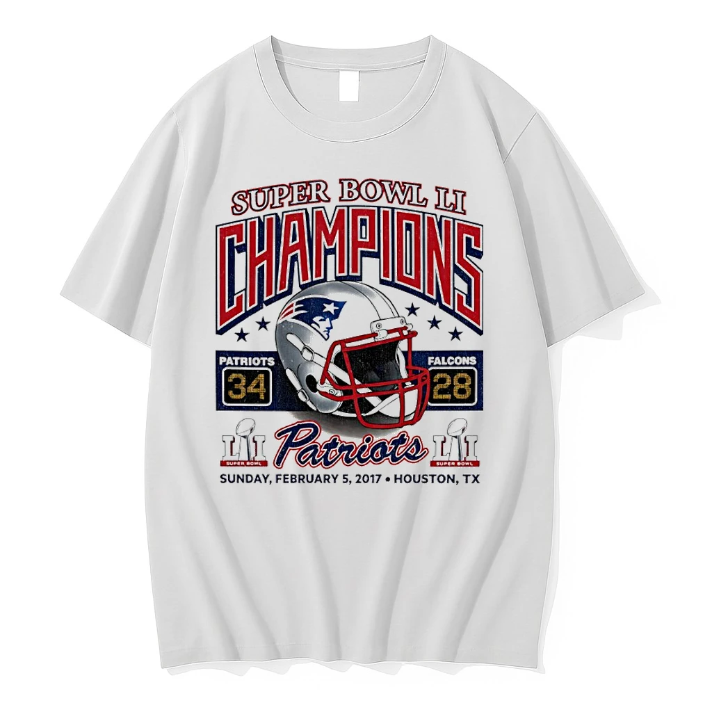 New England Patriots 2017 Super Bowl Li Champions Helmet Shirts