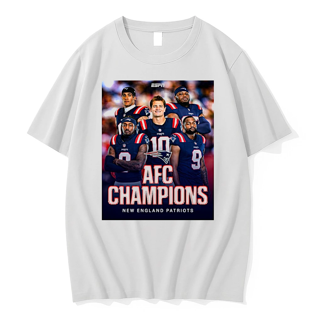 New England Patriots 2025 Afc Champions 12th Super Bowl In Franchise History Shirts
